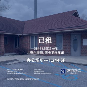 南卡3844 Leeds AVE, North Charleston, SC办公场所出租